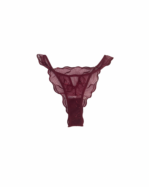 Bordeaux Lace Cheeky